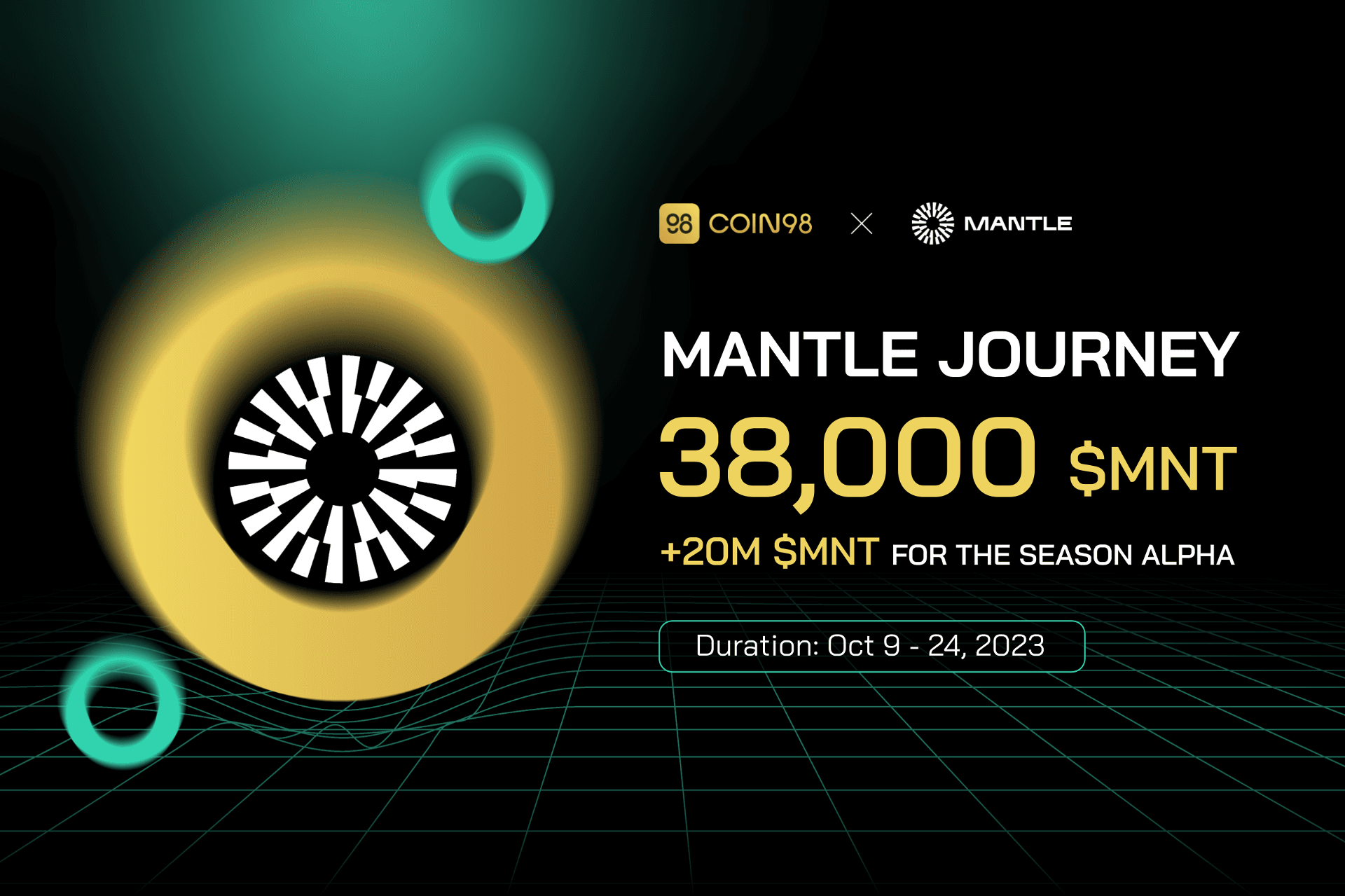 Khám phá Mantle Journey trên Coin98 Extension: Sharepool 38.000 MNT đang chờ đón bạn!