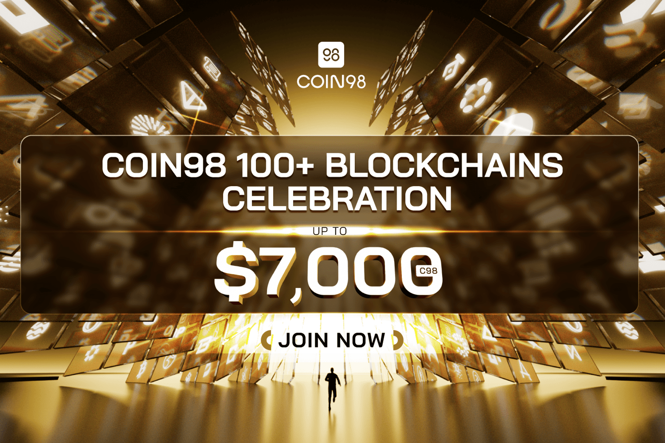 Chinh phục Coin98 100+ Blockchains Celebration nhận thưởng lên đến $7,000